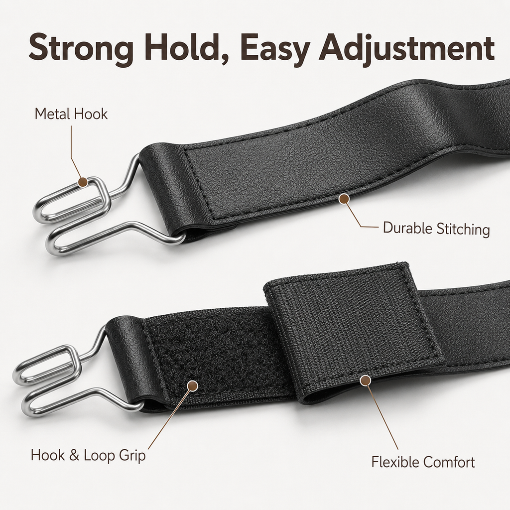 Premium Elastic Waist Buckle (1 Pair - 2 Pieces)