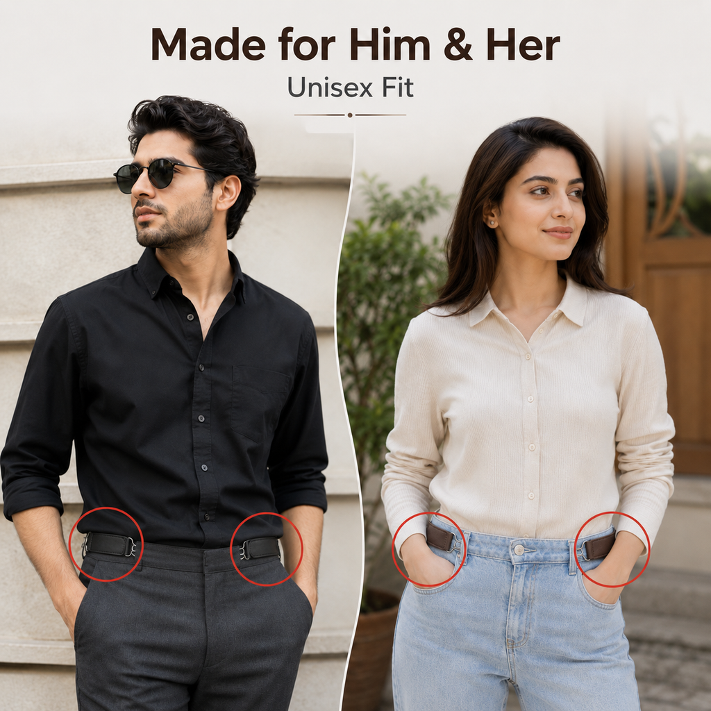 Premium Elastic Waist Buckle (1 Pair - 2 Pieces)