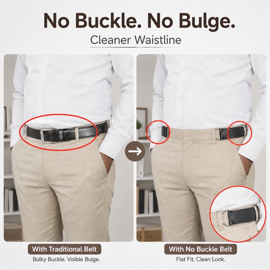Premium Elastic Waist Buckle (1 Pair - 2 Pieces)