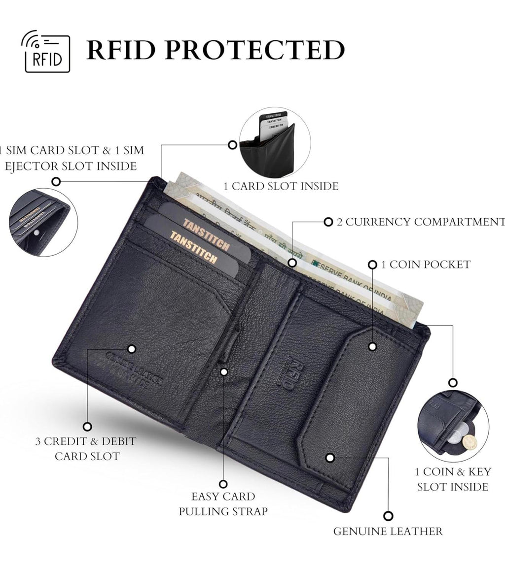 Premium Leather Wallet for Men – Black, Brown & Nappa Brown | Slim & Luxury Design
