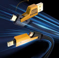 4 In 1 Convertible USB Fast Charging Cable, USB C Charger Cable, Multiple Charging Cables