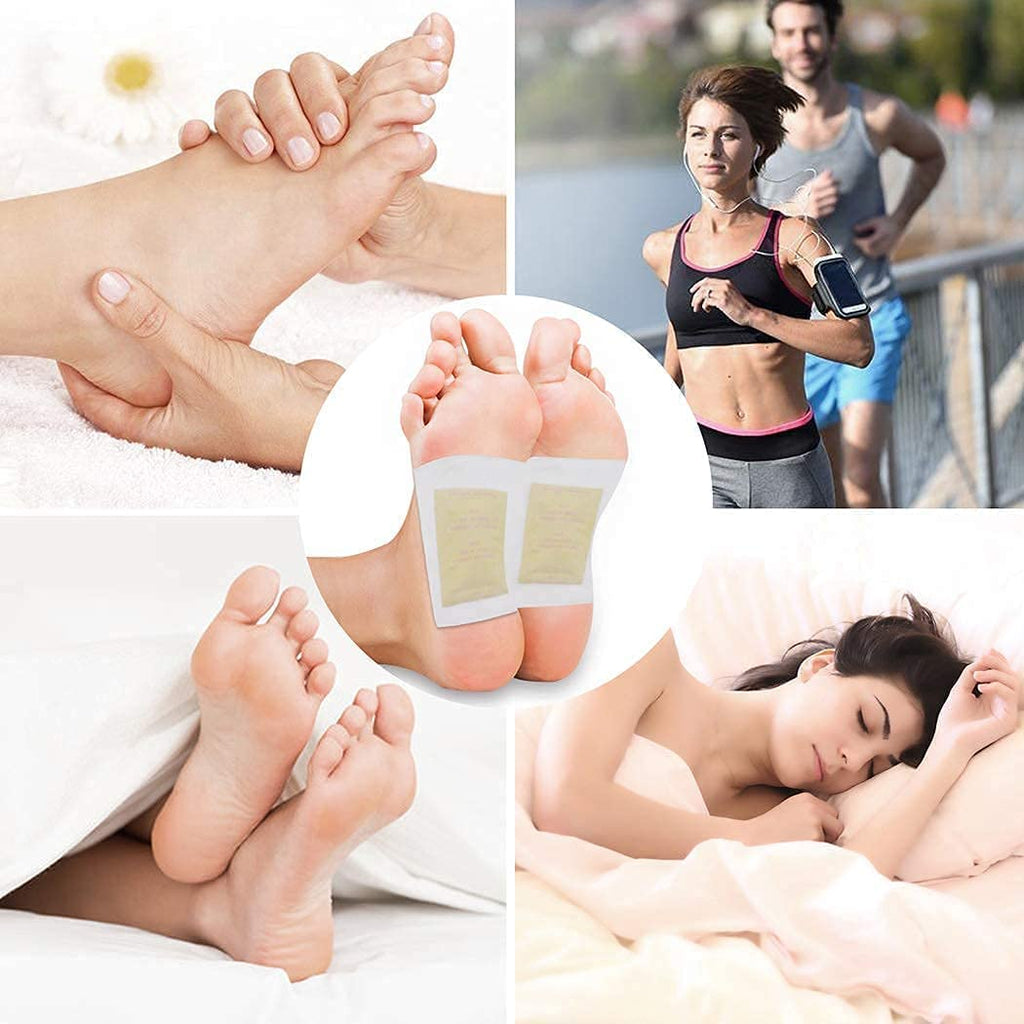 Detox Health Foot patches, Cleansing Toxin Remover Natural organic Foot Patch, Detoxification Stress Relief Sleep Patch, Pain Relief Detox pad, For Men & Women (PACK OF 10)