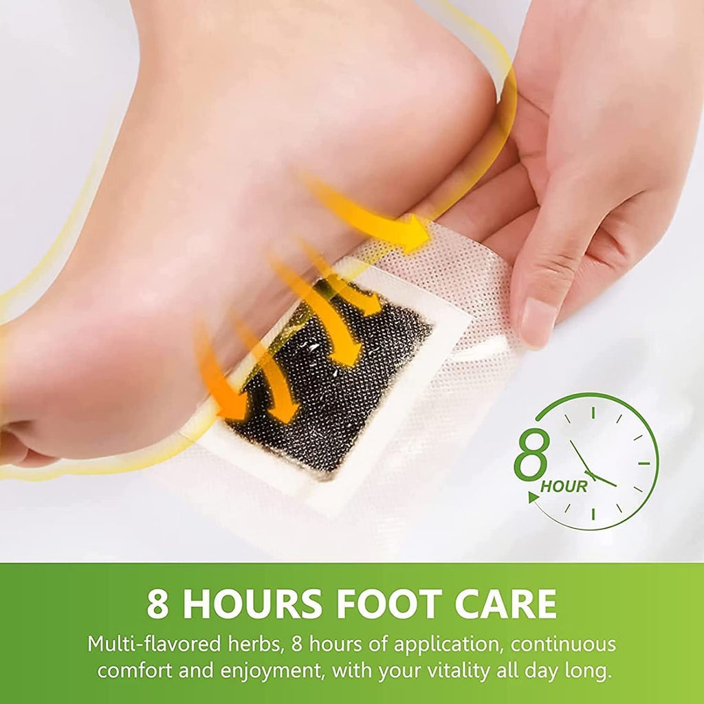 Detox Health Foot patches, Cleansing Toxin Remover Natural organic Foot Patch, Detoxification Stress Relief Sleep Patch, Pain Relief Detox pad, For Men & Women (PACK OF 10)
