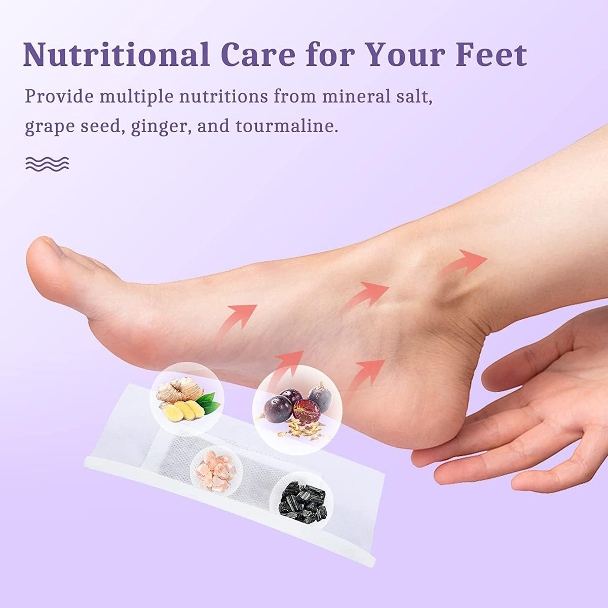Detox Health Foot patches, Cleansing Toxin Remover Natural organic Foot Patch, Detoxification Stress Relief Sleep Patch, Pain Relief Detox pad, For Men & Women (PACK OF 10)