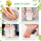 Detox Health Foot patches, Cleansing Toxin Remover Natural organic Foot Patch, Detoxification Stress Relief Sleep Patch, Pain Relief Detox pad, For Men & Women (PACK OF 10)