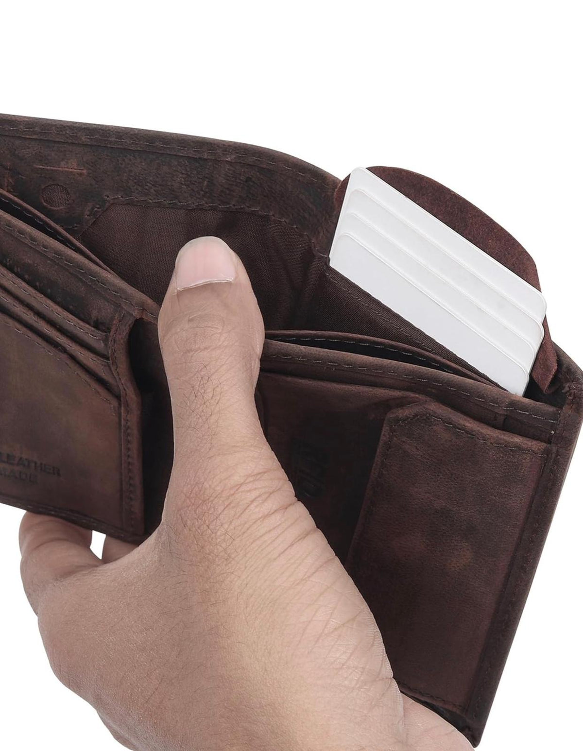 Premium Leather Wallet for Men – Black, Brown & Nappa Brown | Slim & Luxury Design