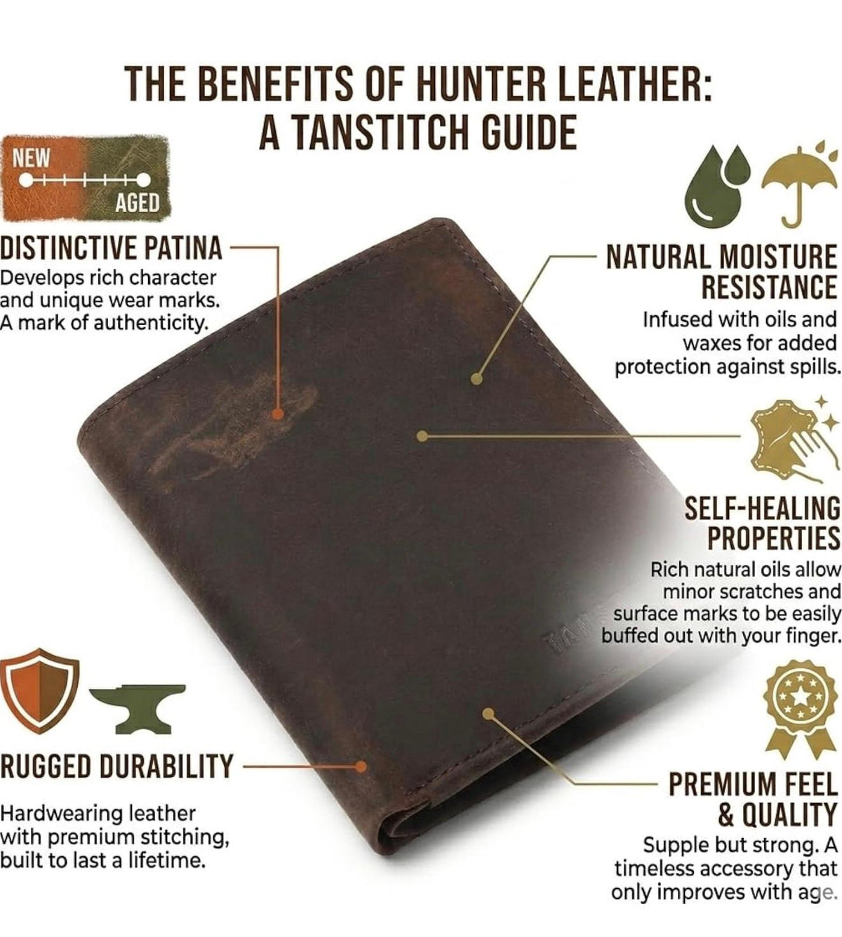 Premium Leather Wallet for Men – Black, Brown & Nappa Brown | Slim & Luxury Design