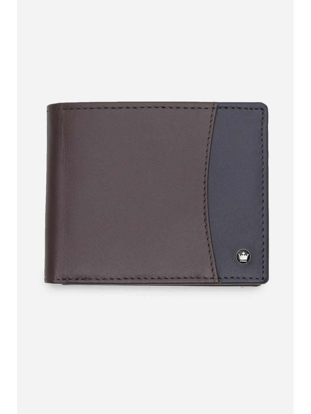 Louis Philippe  Men Brown Colorblock Leather Wallet  (Free Size)