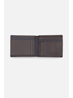 Louis Philippe  Men Brown Colorblock Leather Wallet  (Free Size)