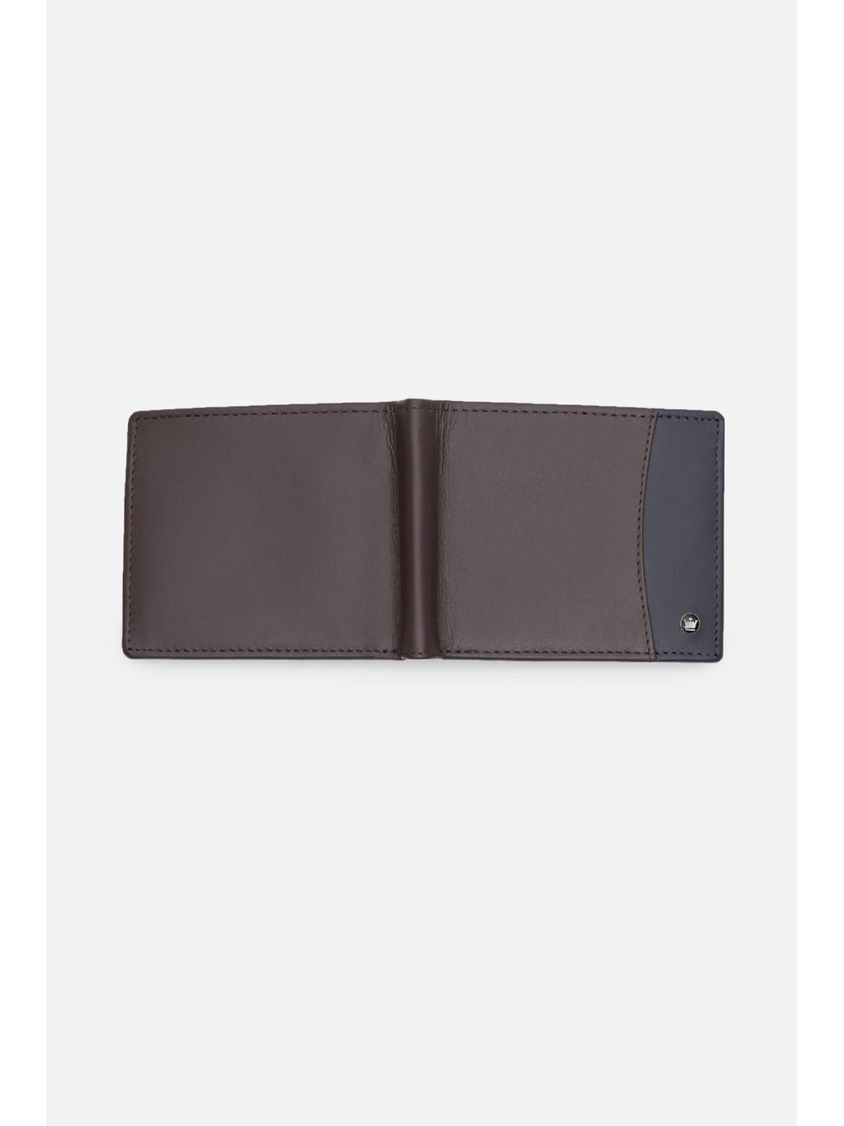 Louis Philippe  Men Brown Colorblock Leather Wallet  (Free Size)