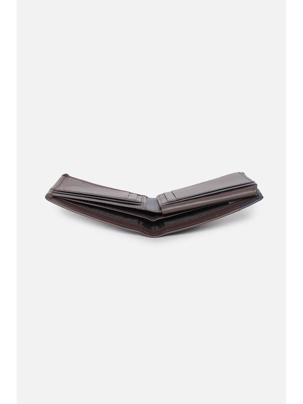 Louis Philippe  Men Brown Colorblock Leather Wallet  (Free Size)