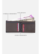 Louis Philippe  Men Brown Colorblock Leather Wallet  (Free Size)