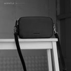 MCR Compact GEN IV - Microfiber Edition Cross Body Bag(Black)