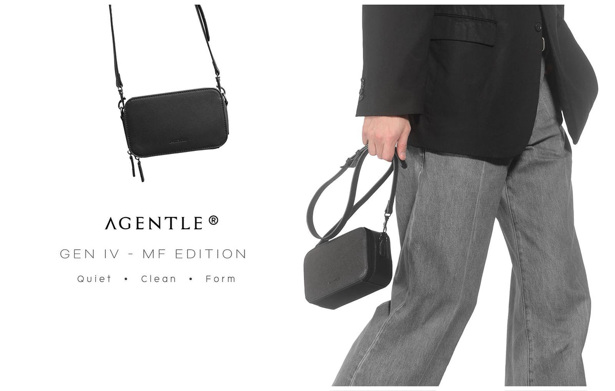 MCR Compact GEN IV - Microfiber Edition Cross Body Bag(Black)