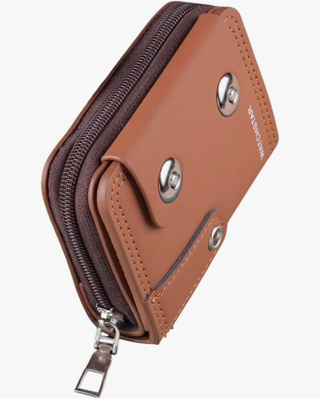 Unique unisex Leather wallet with zipper