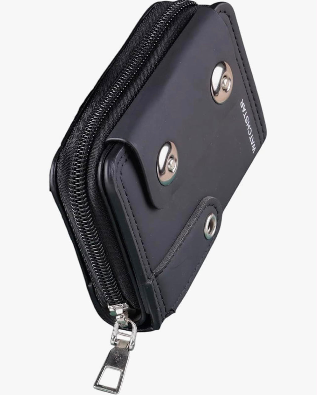 Unique unisex Leather wallet with zipper