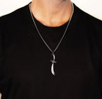 Premium Zulfiqar Sword Pendant Chain