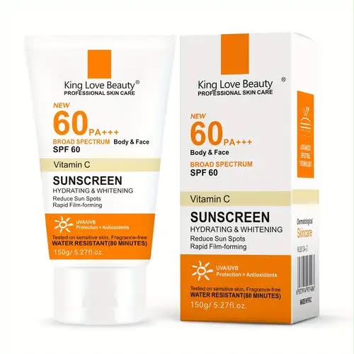 SPF 60 Sunscreen – Fast Absorbing & Hydrating