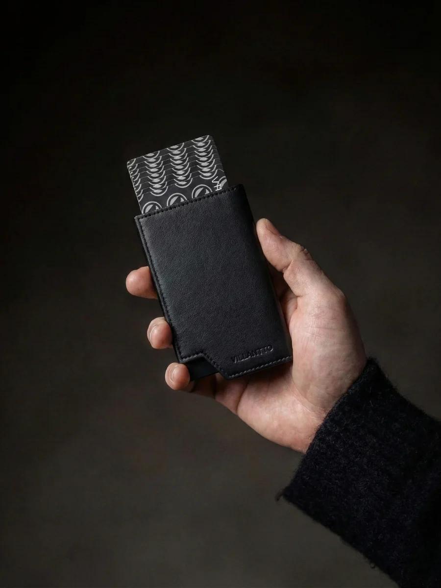 Premium RFID Pop-Up Leather Wallet | Slim Bi-Fold Card Holder for Men