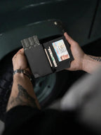 Premium RFID Pop-Up Leather Wallet | Slim Bi-Fold Card Holder for Men