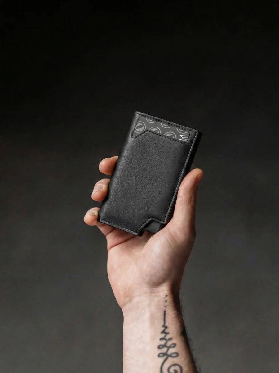 Premium RFID Pop-Up Leather Wallet | Slim Bi-Fold Card Holder for Men